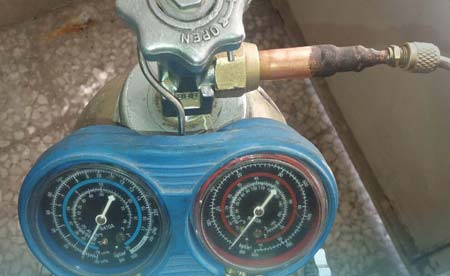 آموزش نشت یابی گاز کولر گازی و رفع نشتی