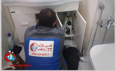 تعویض سیفون فاضلاب بدون نیاز به لوله کش