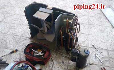 رفع مشکل صدای زیاد کمپرسور کولر گازی 3