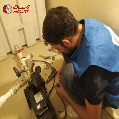 نصب پمپ آب خانگی و منبع در شهر اراک2